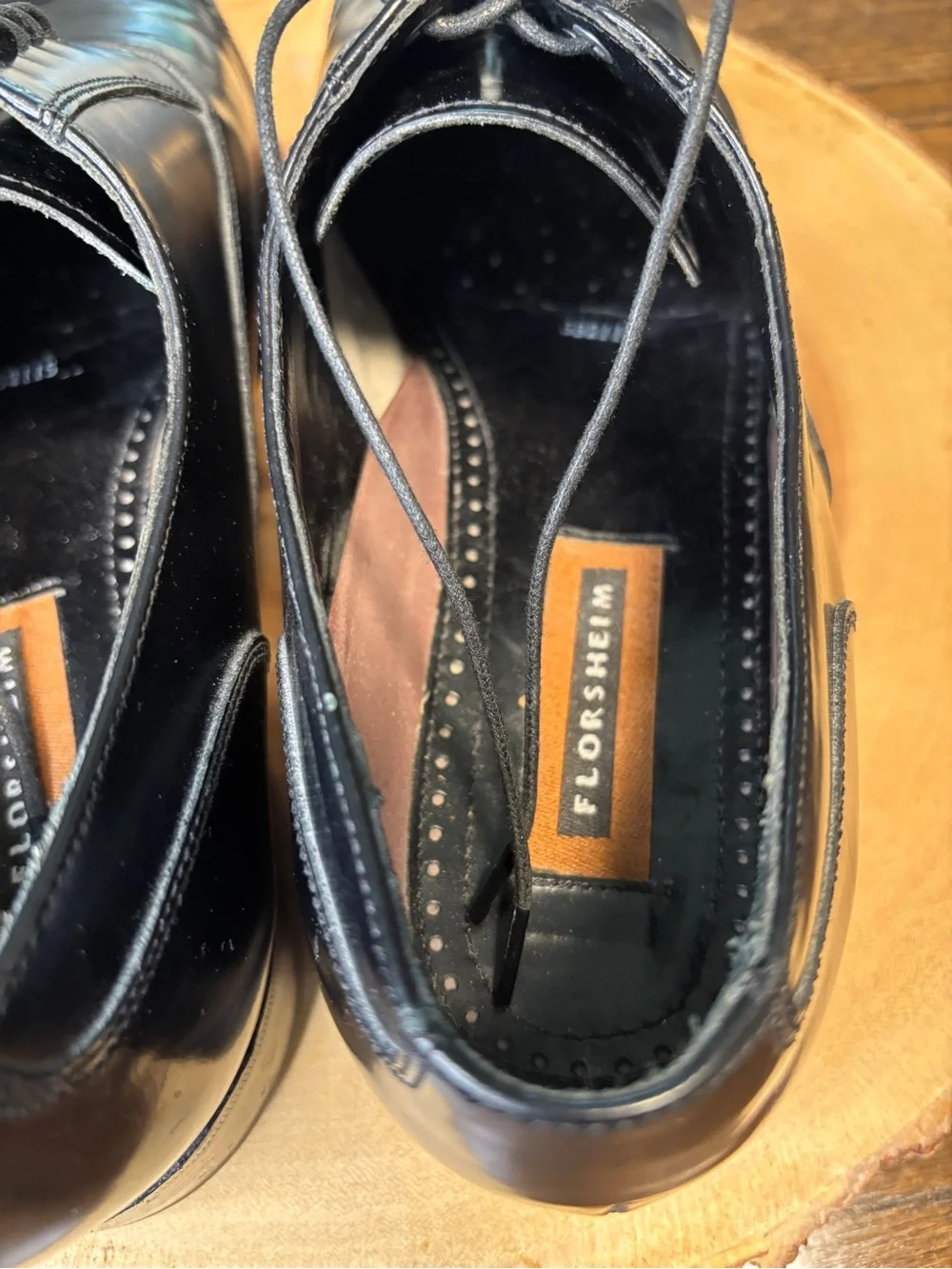 Florsheim polished leather